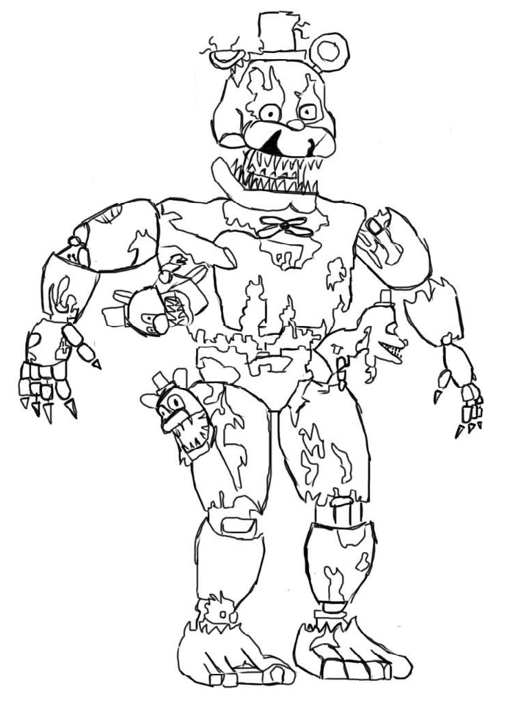 Five Nights At Freddy s Coloring Printables