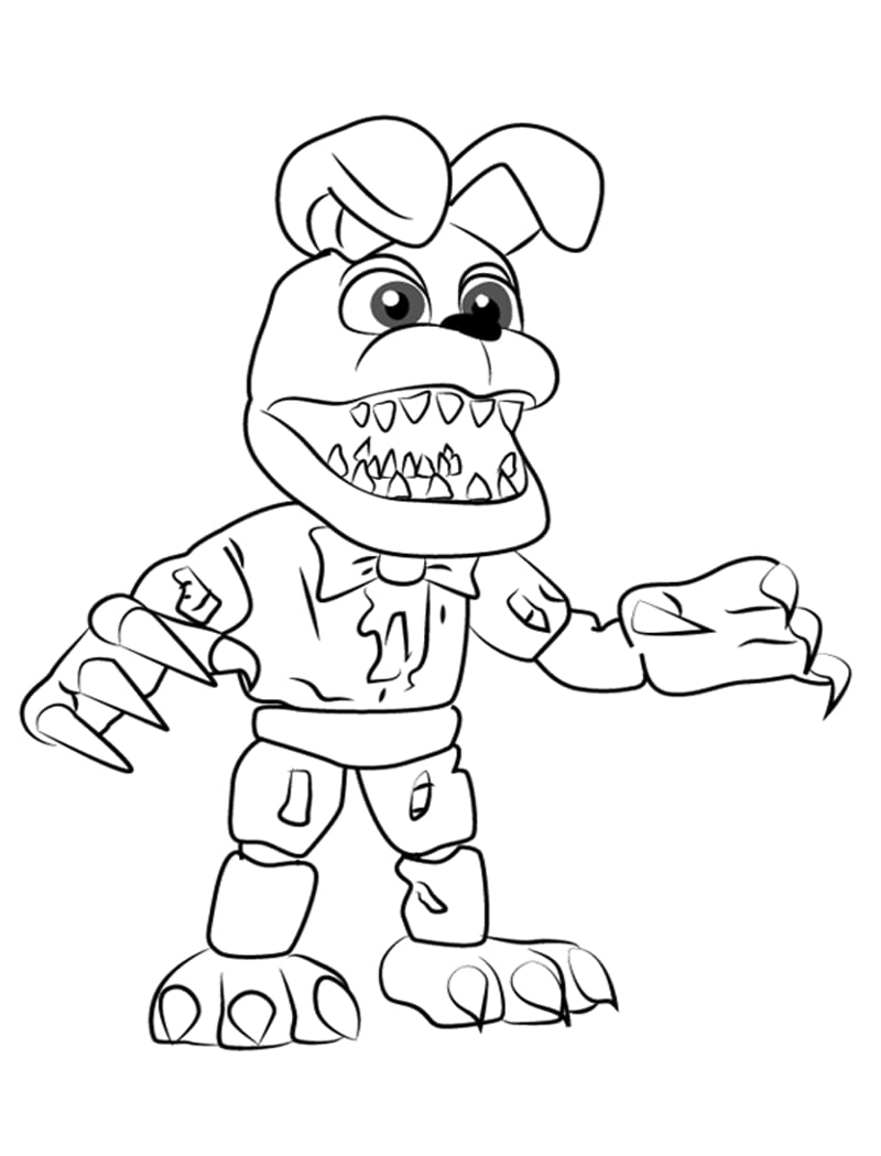 Top 20 Printable Five Nights At Freddy s Coloring Pages Online 