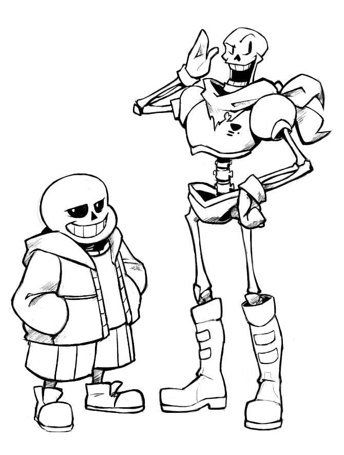 Undertale Coloring Pages Printable Coloring Pages