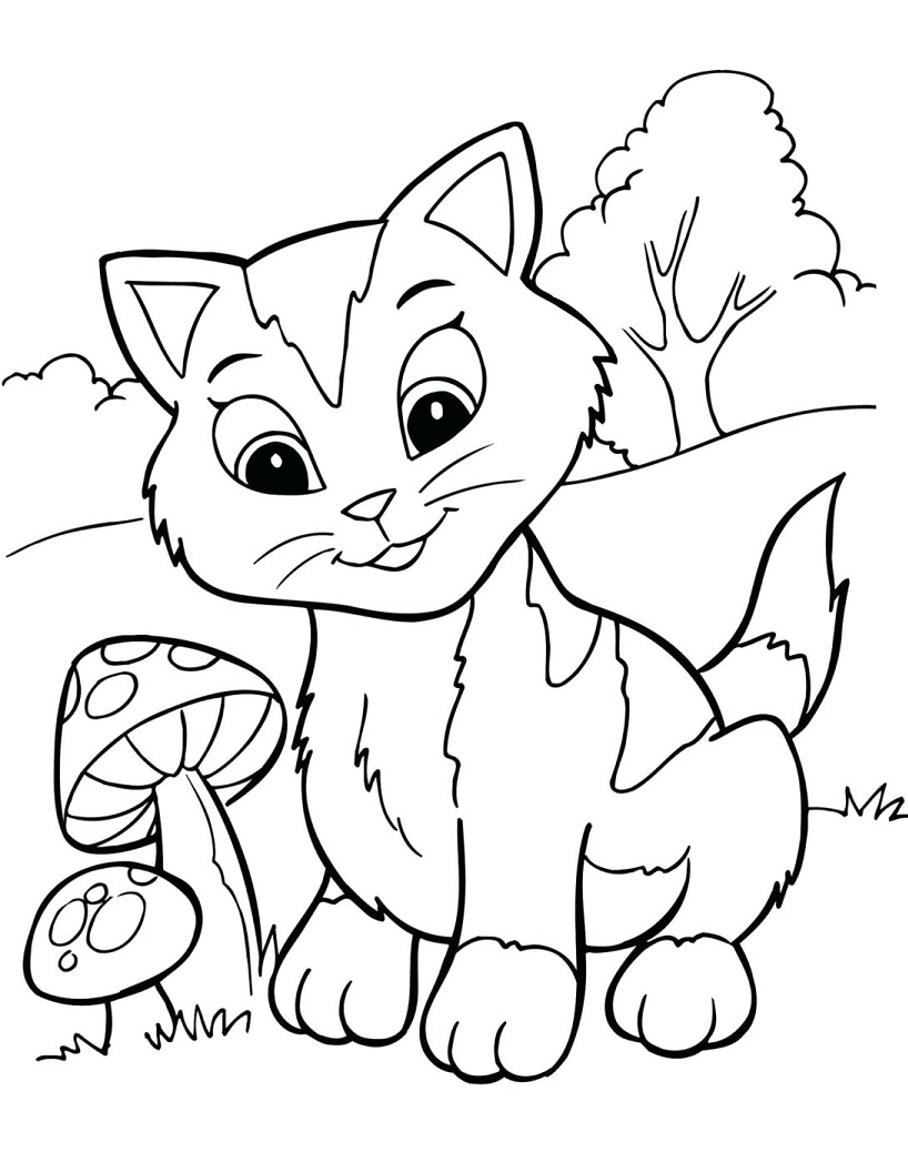 Download Top 20 Printable Cats Coloring Pages - Online Coloring Pages