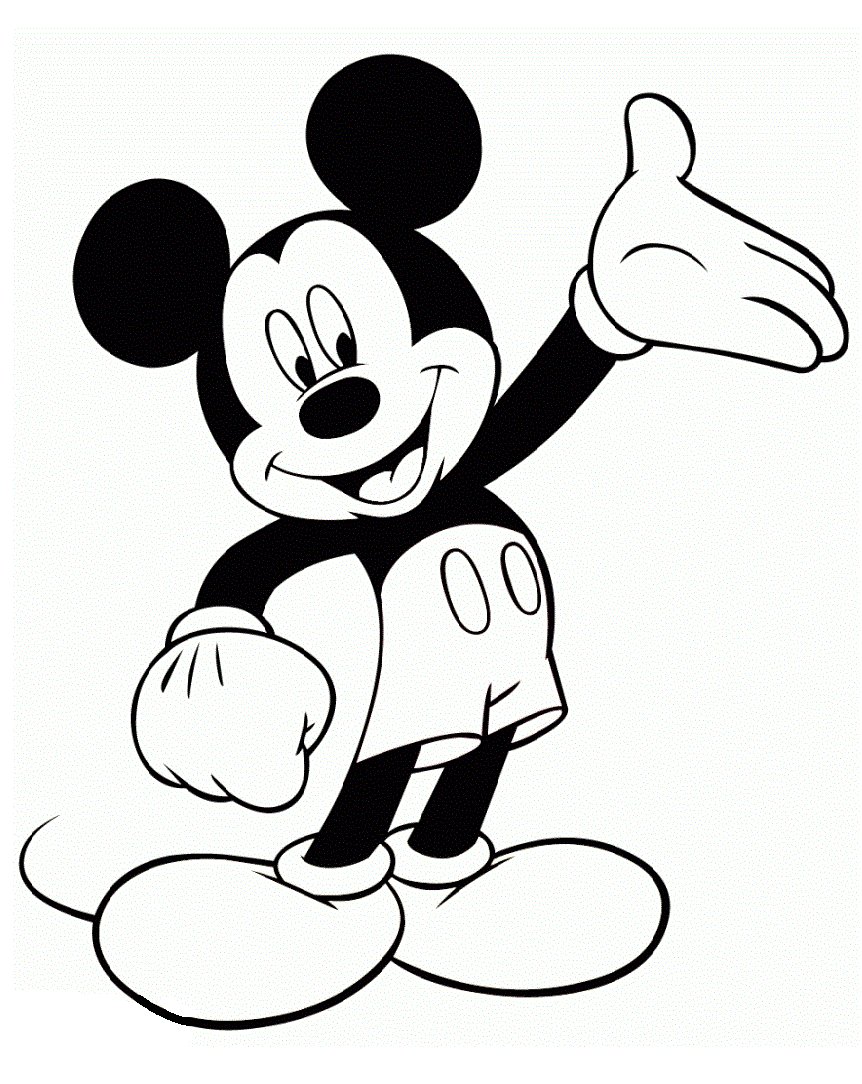 Top 20 Printable Mickey Mouse Coloring Pages