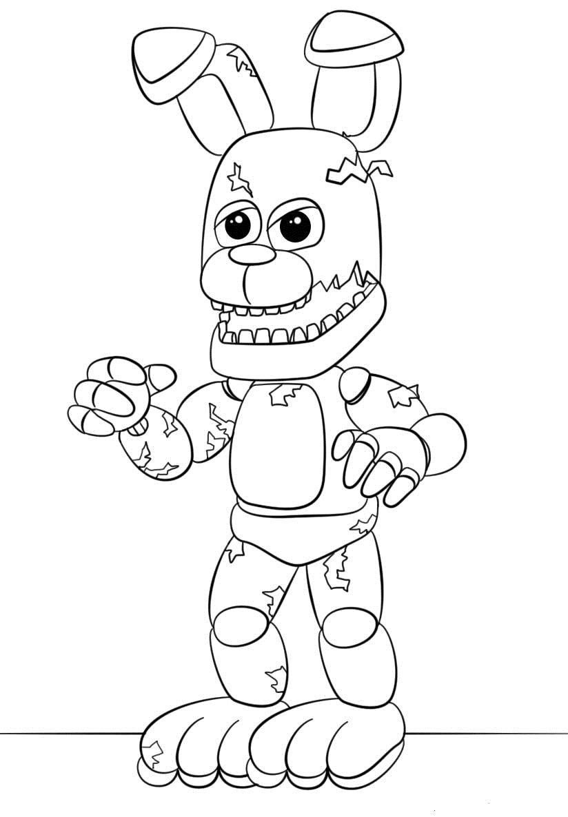 Top 20 Printable Five Nights at Freddy's Coloring Pages ...