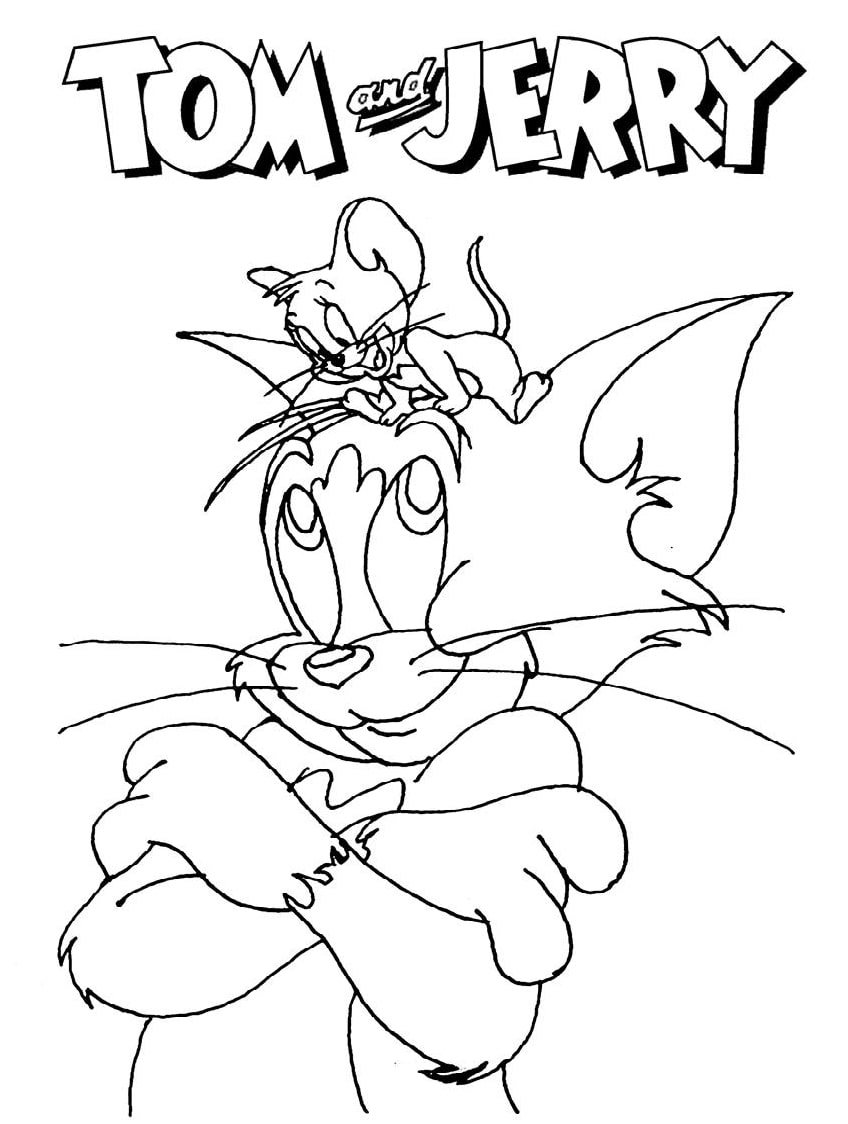 Top 20 Printable Tom And Jerry Coloring Pages