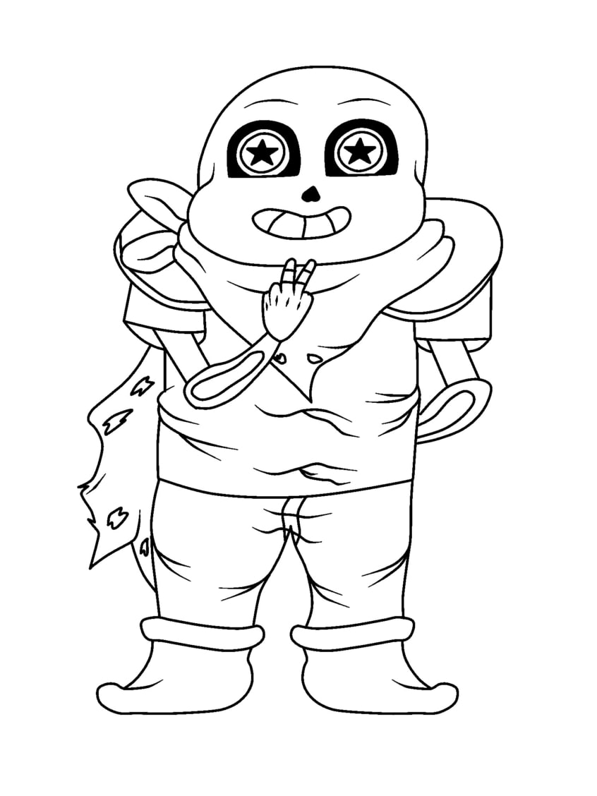 Top 20 Printable Undertale Coloring Pages - Online ...