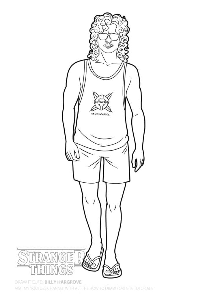 Stranger Things Coloring Sheets Printable