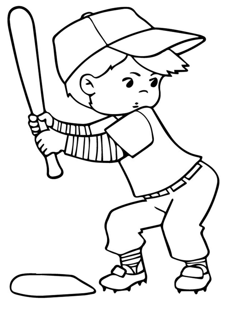 Top 20 Printable Baseball Coloring Pages - Online Coloring Pages