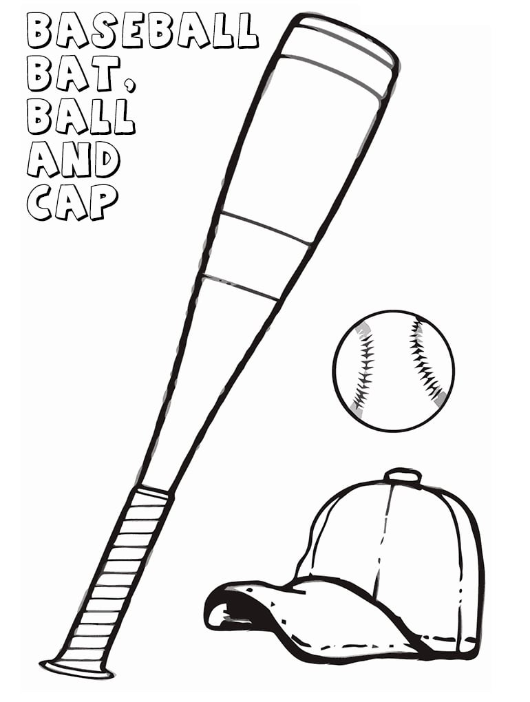 Top 20 Printable Baseball Coloring Pages