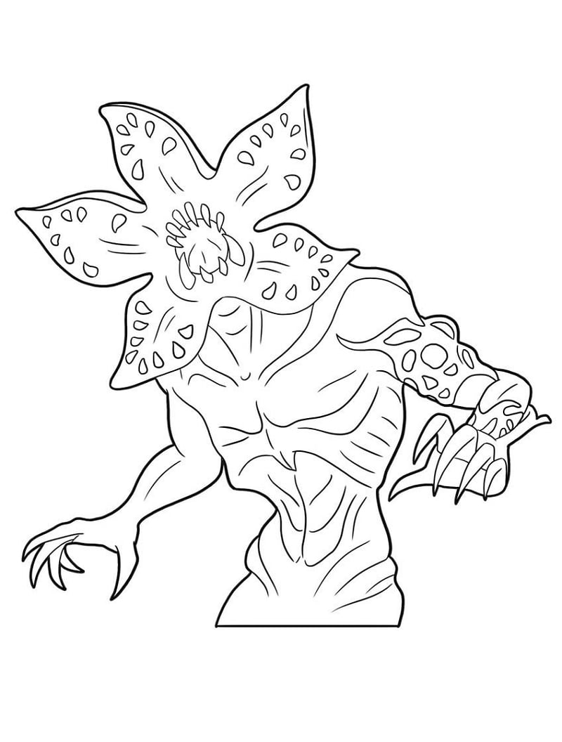 Stranger Things Coloring Pages Printable