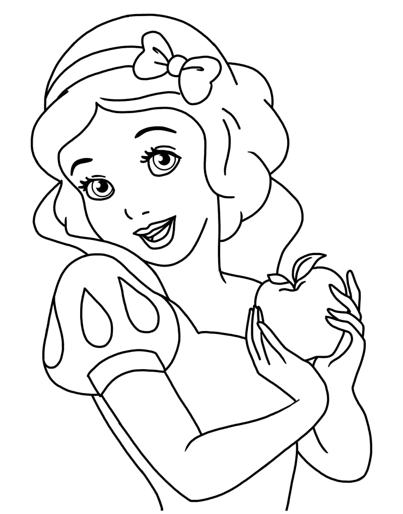 Disney Princess Coloring Pages Snow White Walt Disney Coloring Pages Princess Snow White Princess White Snow Pages Disney Coloring Online Coloring Pages