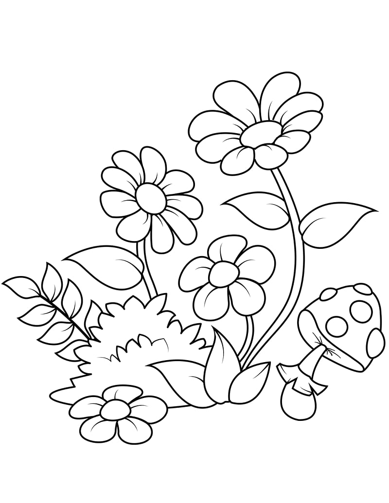 Download Top 20 Printable Daisy Coloring Pages Online Coloring Pages