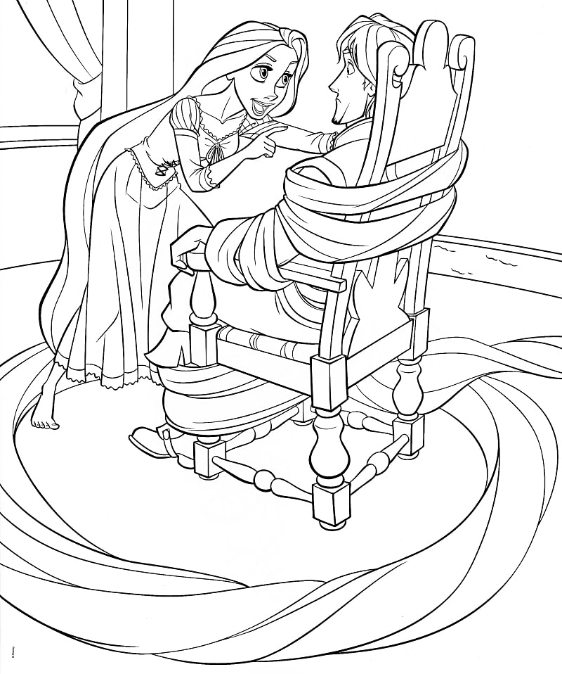 Top 20 Printable Rapunzel Coloring Pages - Online Coloring ...