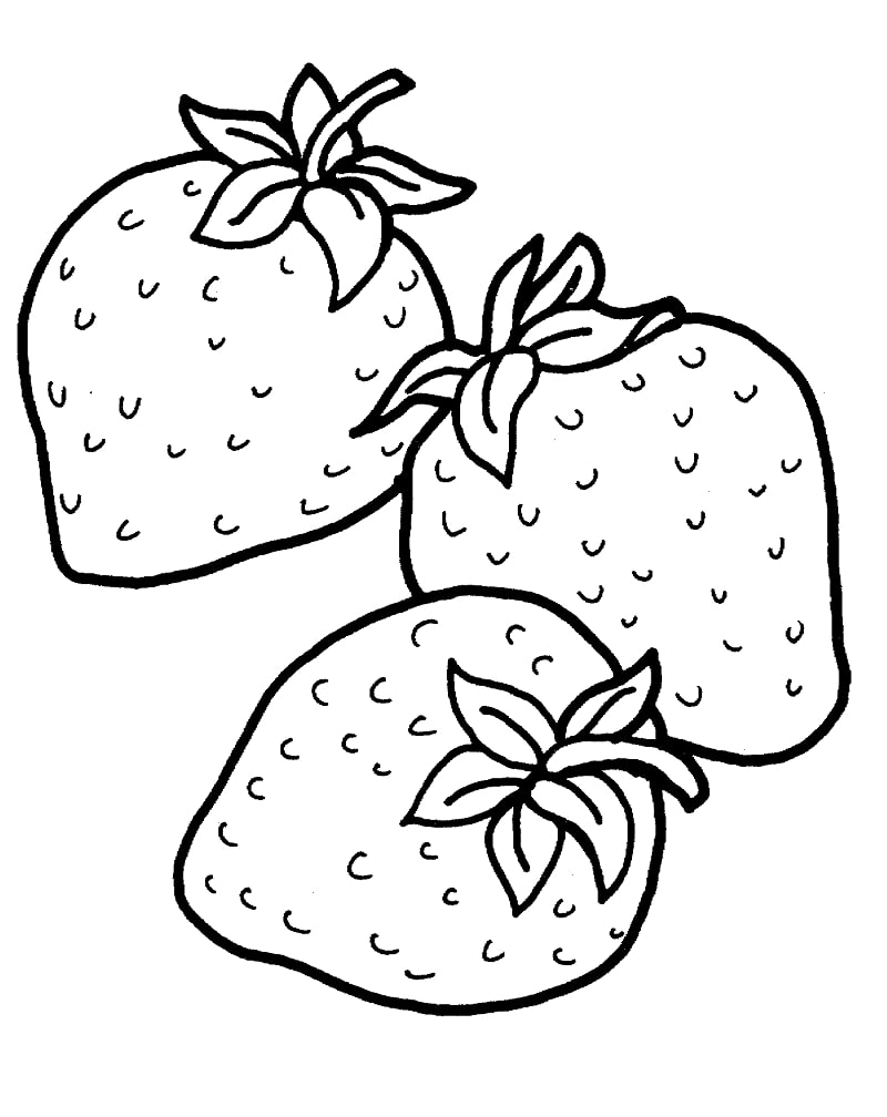 Top 20 Printable Strawberry Coloring Pages - Online Coloring Pages