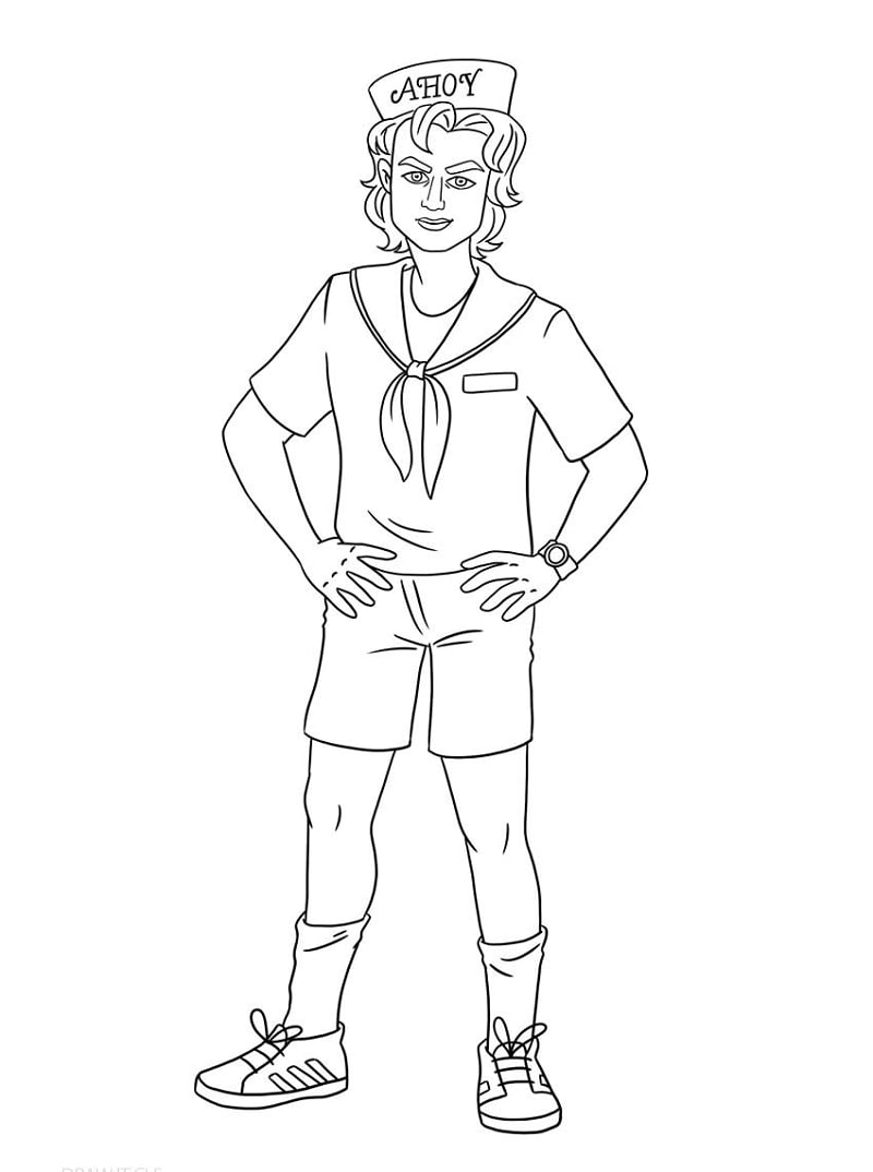 Coloring Pages Stranger Things Free Printable Of All Characters 7 