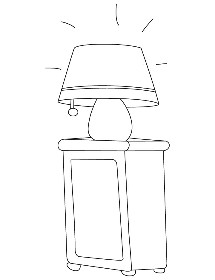 Where is lamp. Абажур раскраска. Настольная лампа рисунок. Under the Chair раскраска. Under the Table раскраска.