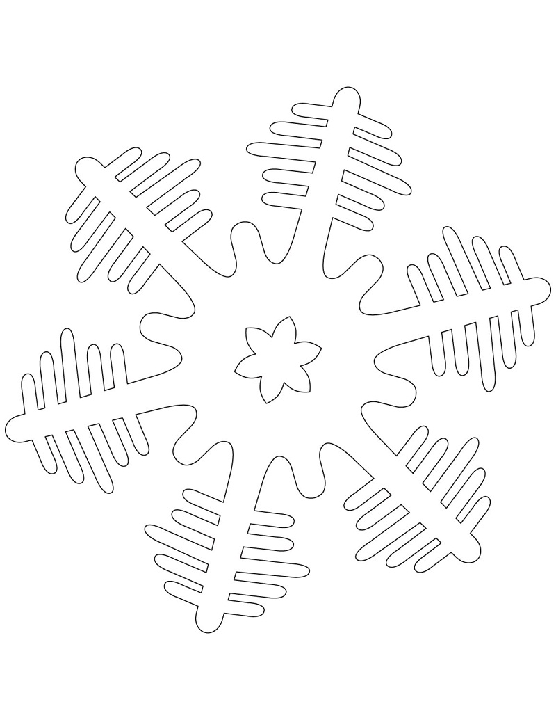 Top 20 Printable Snowflake  Coloring Pages
