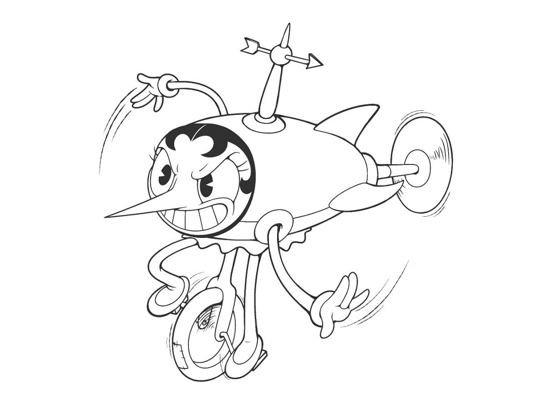 Top 20 Printable Cuphead Coloring Pages - Online Coloring Pages