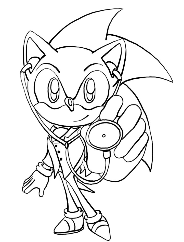 Sonic Coloring Pages To Print Free Online Coloring Pages