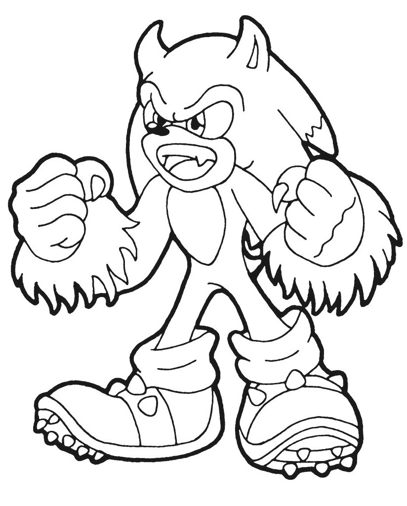 Top 20 Printable Sonic The Hedgehog Coloring Pages Online Coloring Pages