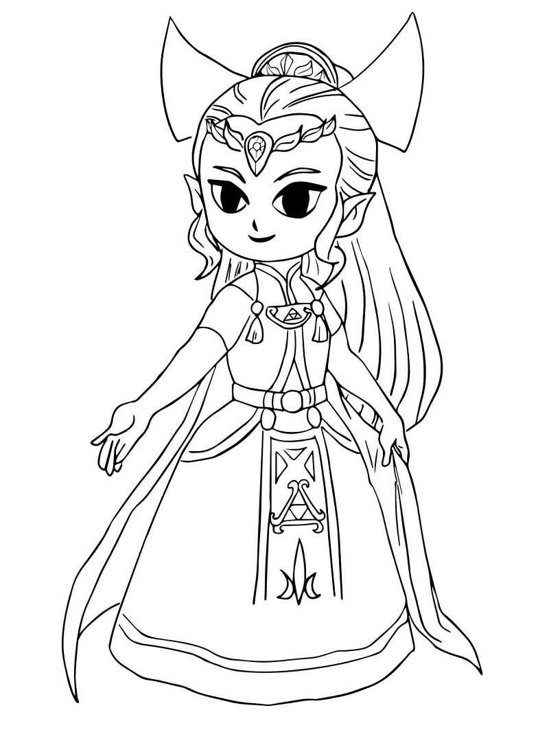 Download Top 20 Printable The Legend of Zelda Coloring Pages ...