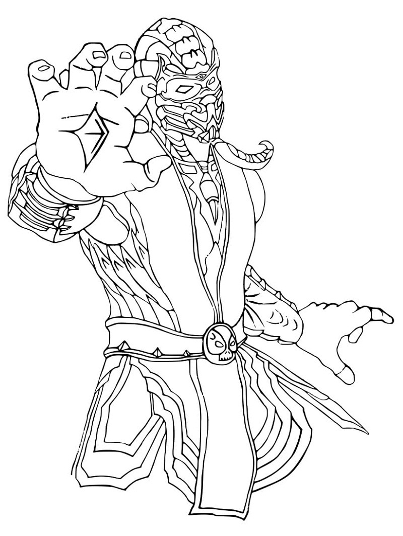 mortalkombat053  online coloring pages
