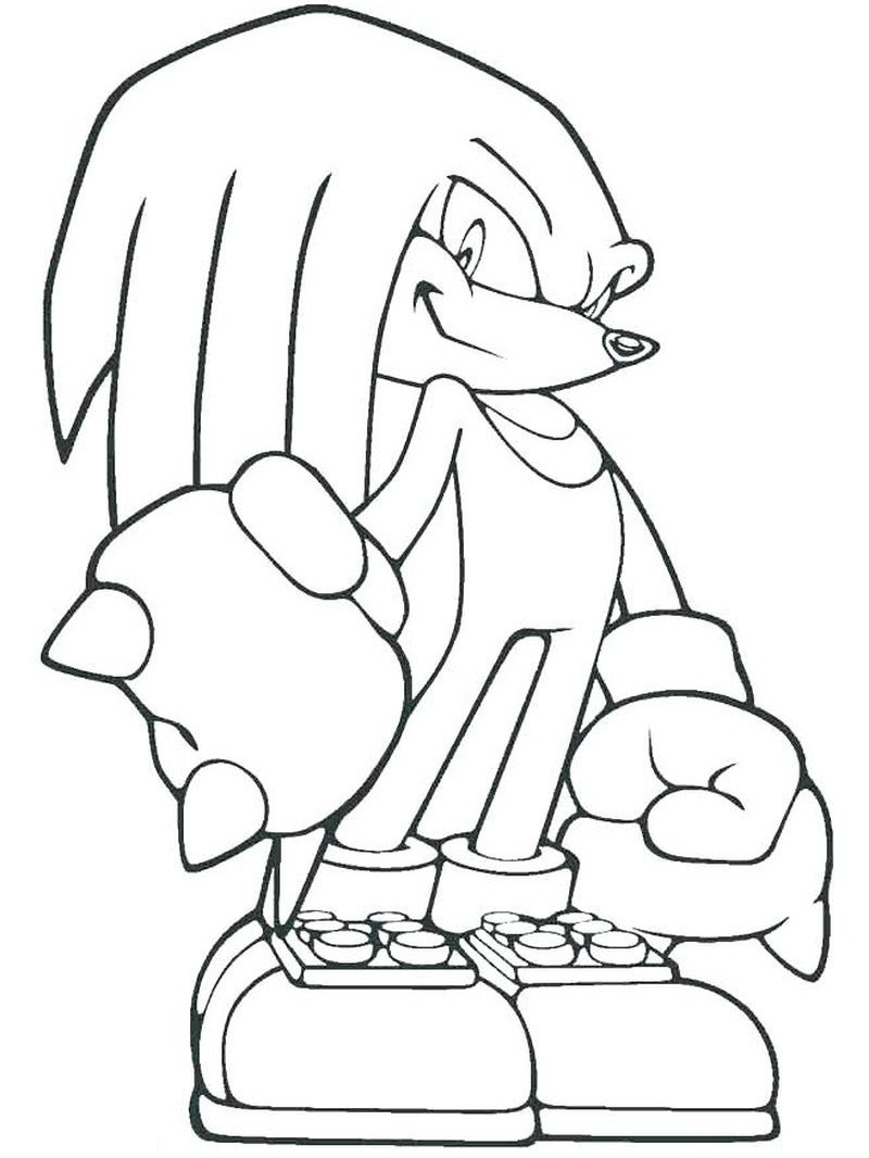 Sonic Printable Coloring Pages