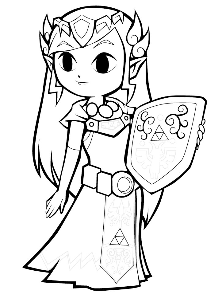 Top 20 Printable The Legend Of Zelda Coloring Pages Online Coloring Pages