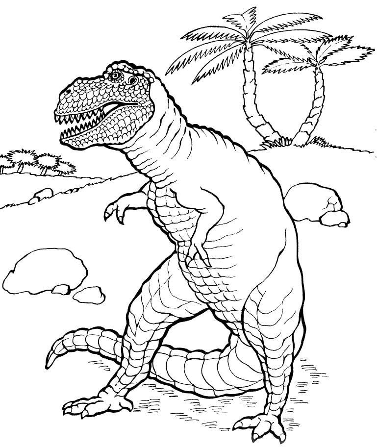 Top 20 Printable Dinosaurs Coloring Pages - Online Coloring Pages