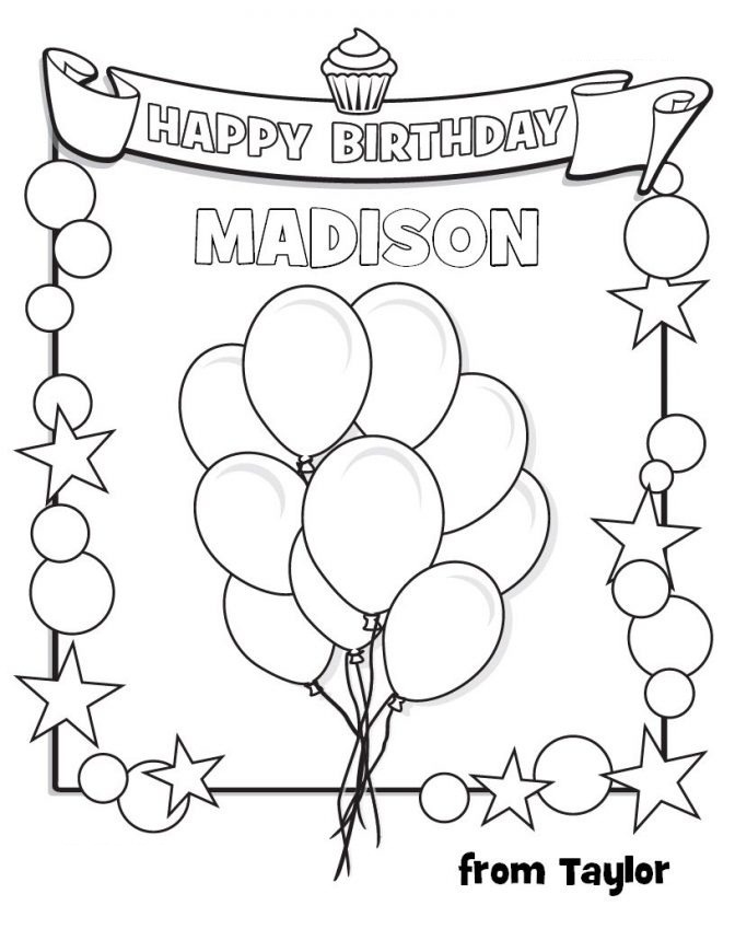 top 20 printable birthday coloring pages  online coloring pages