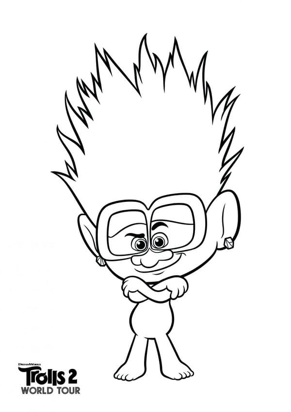 Top 20 Printable Trolls World Tour Coloring Pages - Online ...