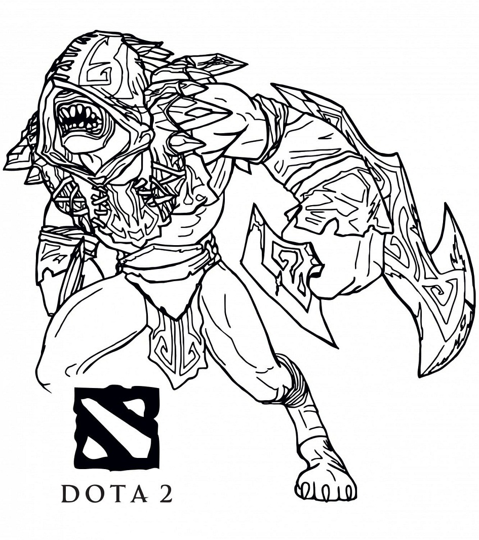 Top 20 Printable Dota 2  Coloring Pages