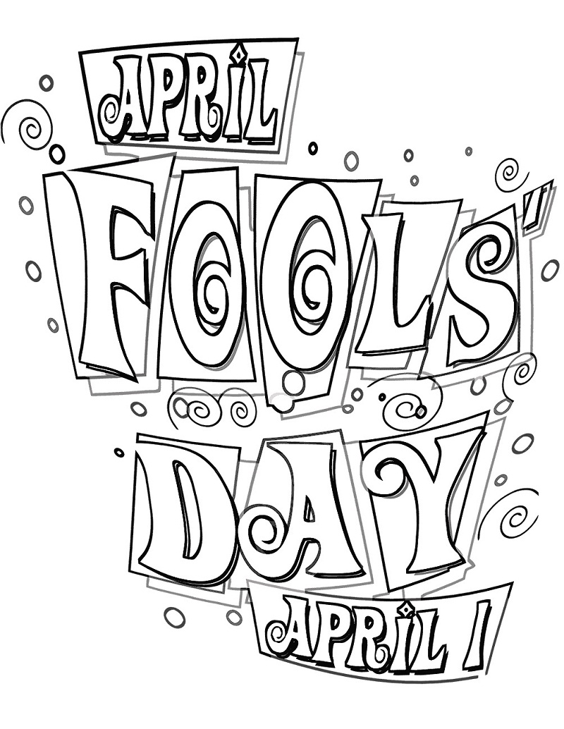 Top 20 Printable April Fool's Day Coloring Pages - Online Coloring Pages