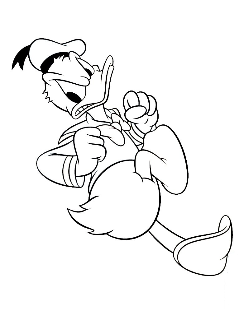 Top 20 Printable Donald Duck Coloring Pages - Online Coloring Pages