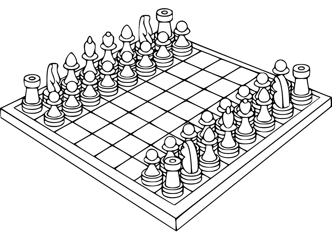Download Top 20 Printable Chess Coloring Pages - Online Coloring Pages