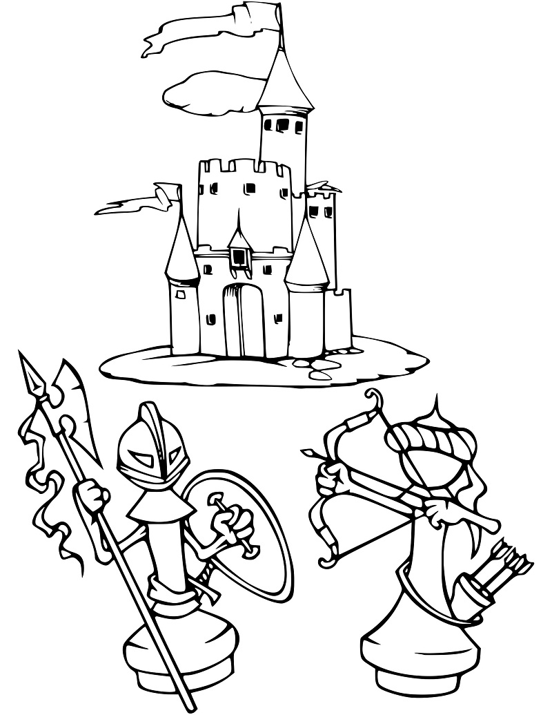 Download Top 20 Printable Chess Coloring Pages - Online Coloring Pages