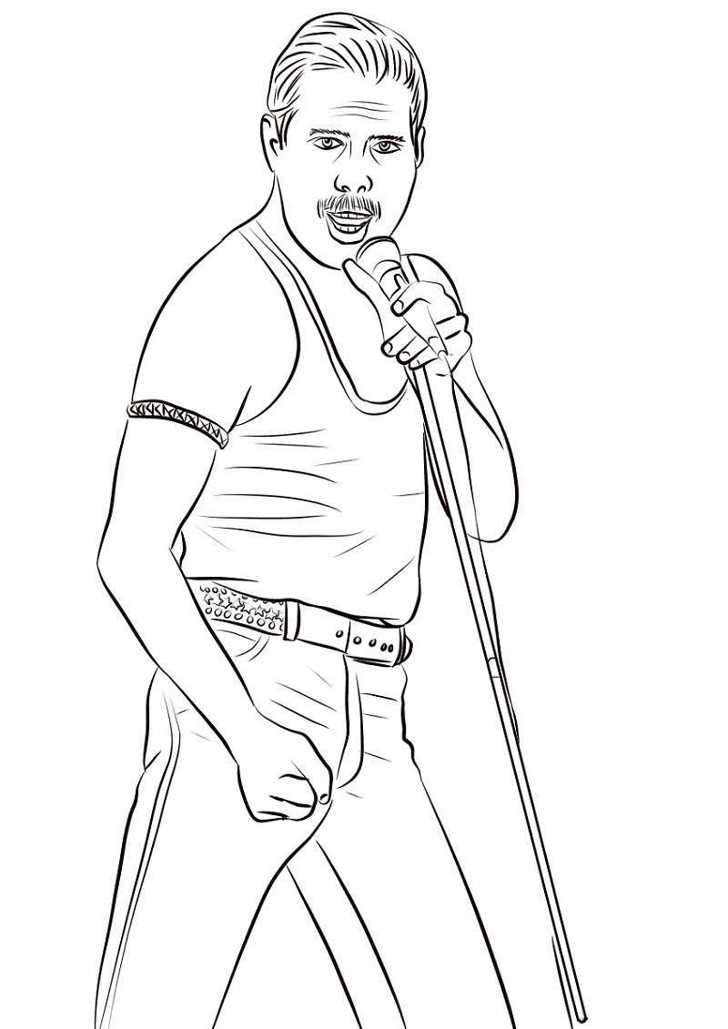 Top 20 Printable Rock Star Coloring Pages - Online Coloring Pages