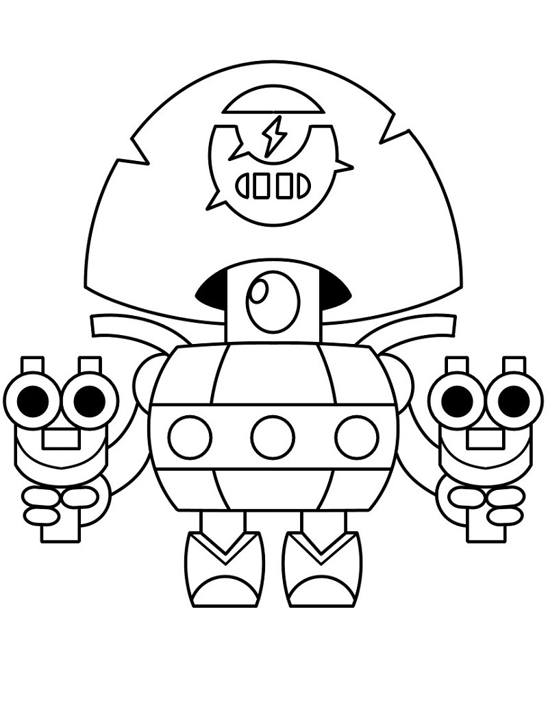 Top 20 Printable Brawl Stars Coloring Pages - Online Coloring Pages
