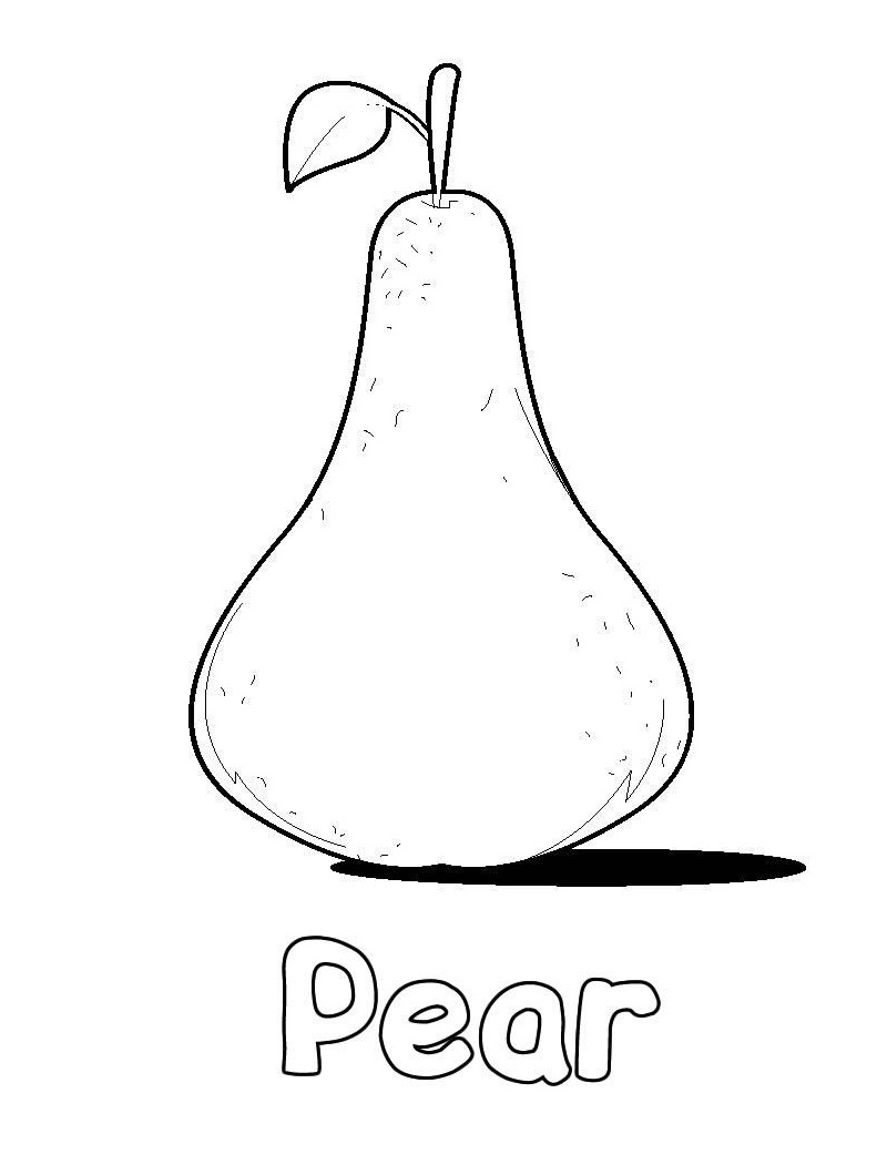 Top 20 Printable Pears Coloring Pages