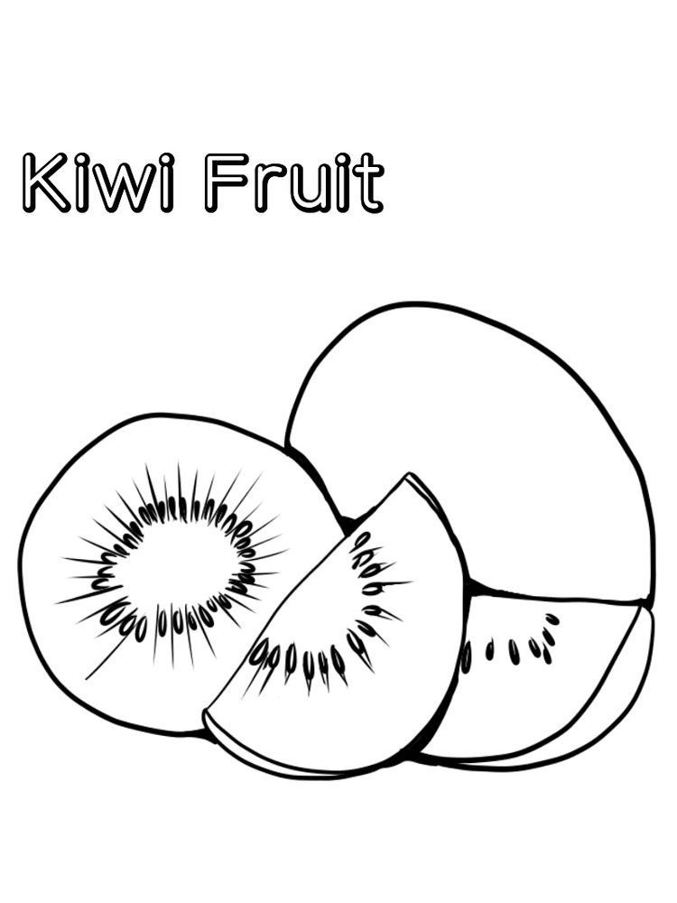 Kiwi Coloring Pages To Print Coloring Pages
