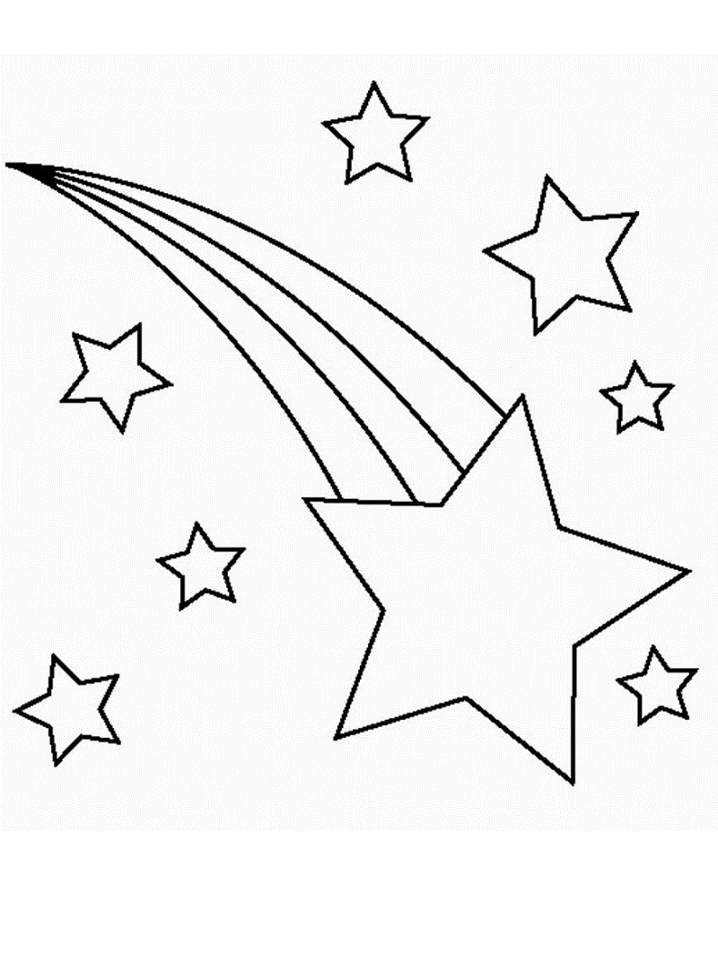 Free Printable Star Coloring Pages for Kids