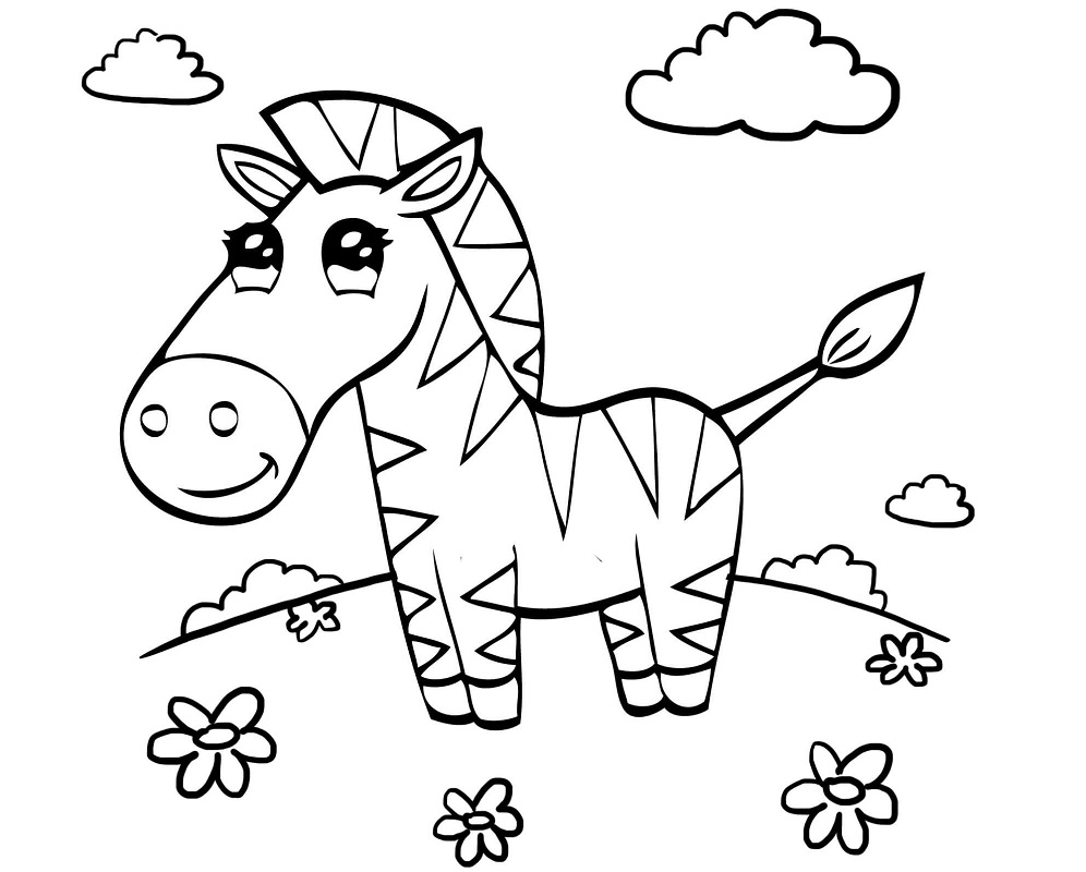 Top 20 Printable Zebra Coloring Pages - Online Coloring Pages