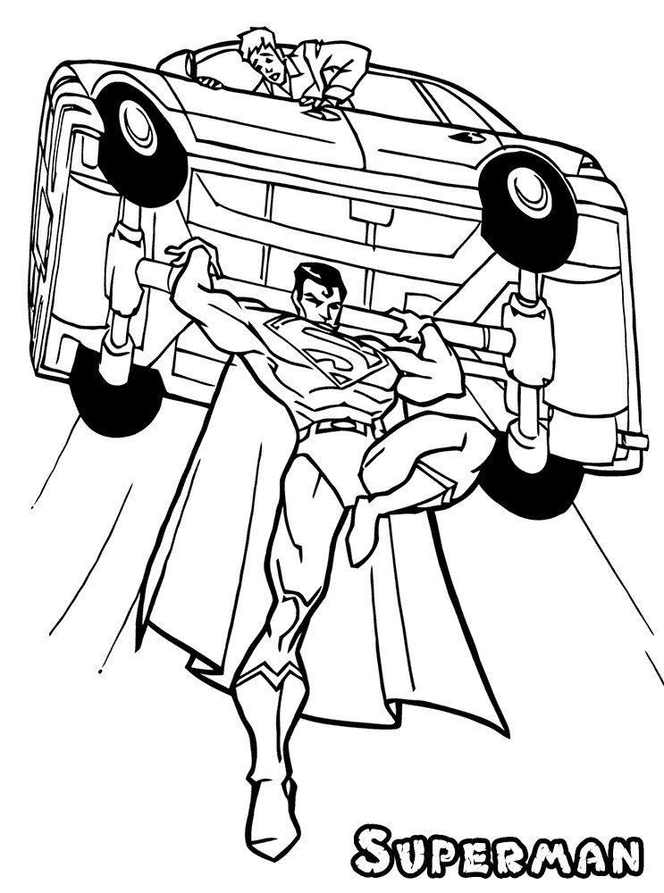 Top 20 Printable Superman Coloring Pages - Online Coloring Pages