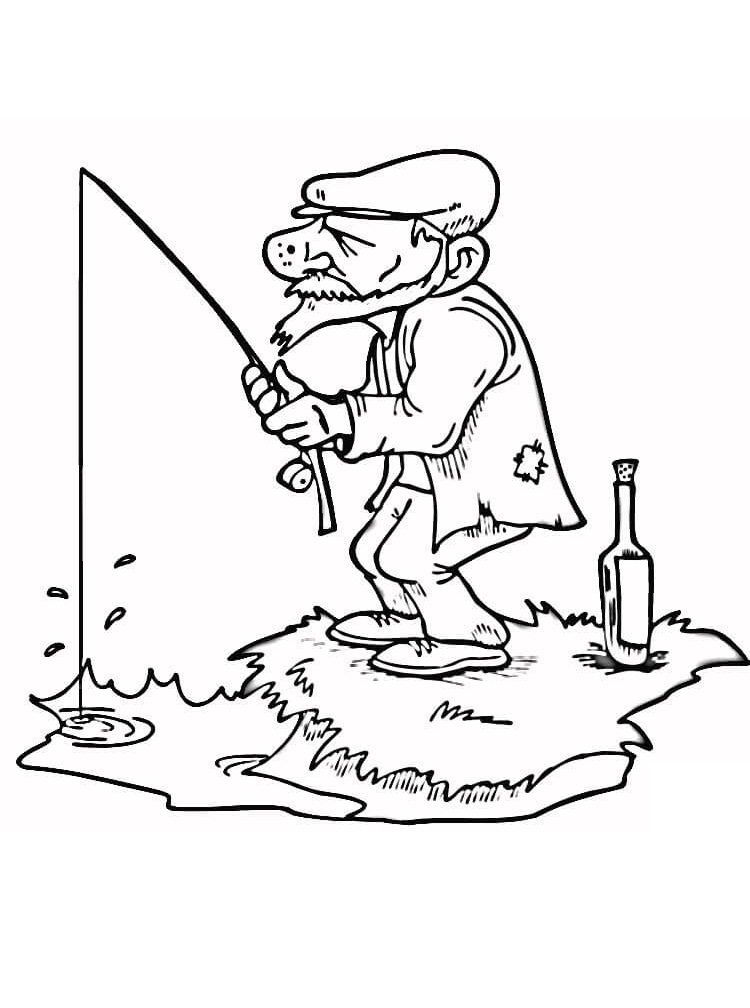 Dive Into Hilarious Free Coloring Pages Fishing Yearning To Pamper Your 