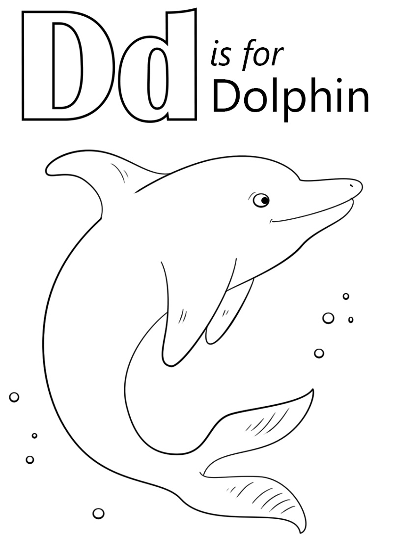 Letter D Coloring Pages Coloring Home