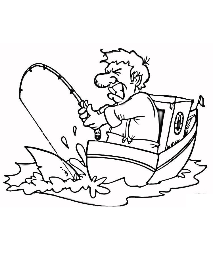 Top 20 Printable Fishing Coloring Pages Online Coloring Pages