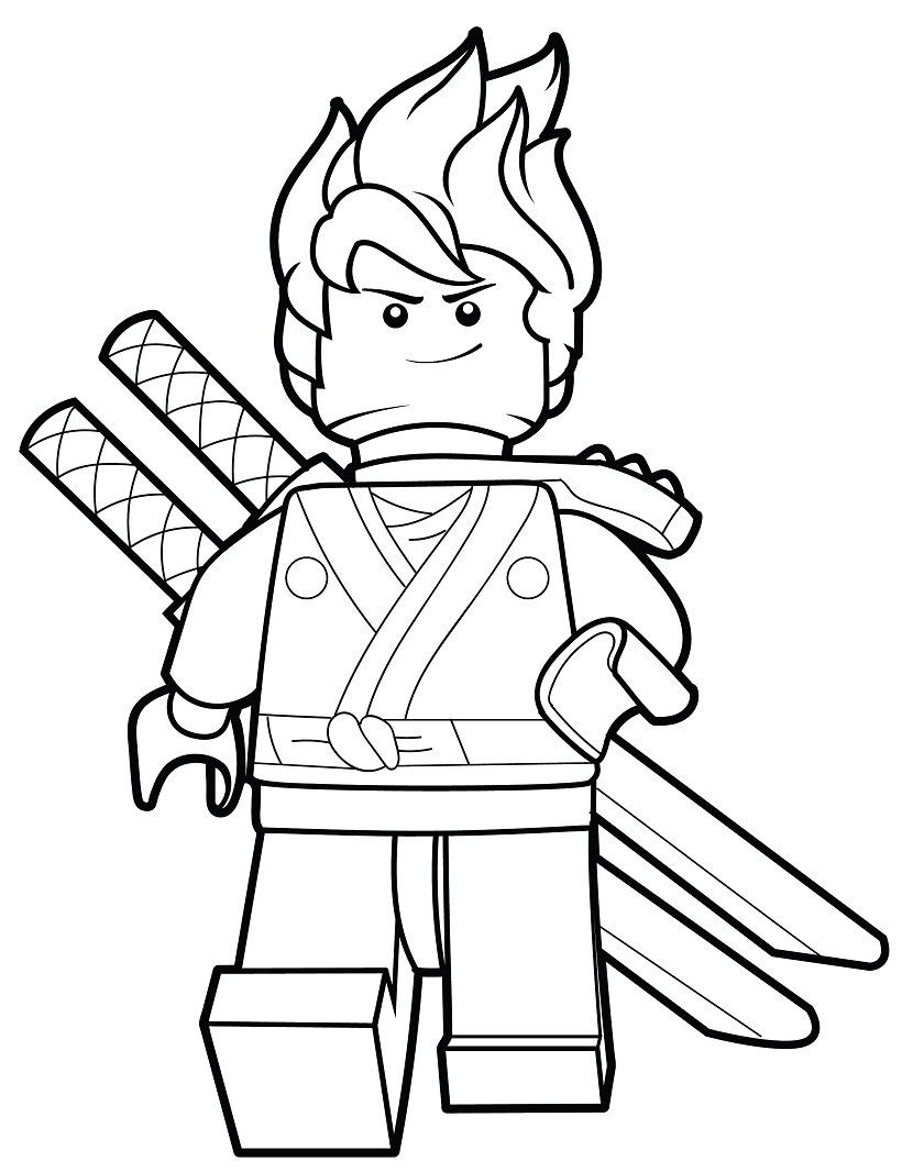 Printable Coloring Pages Ninjago
