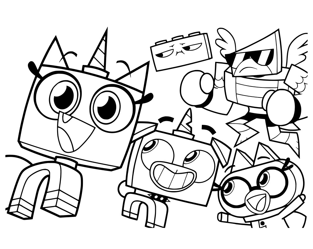 unikitty onlinecoloringpages