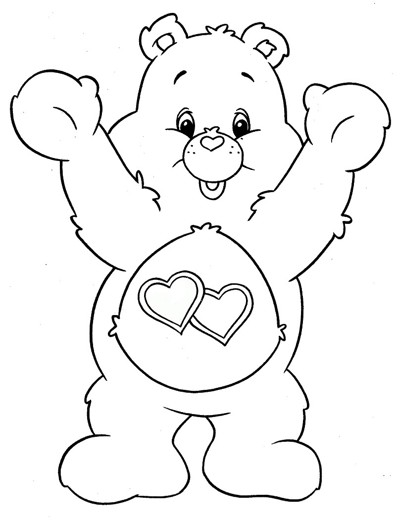 Printable Care Bear Coloring Pages