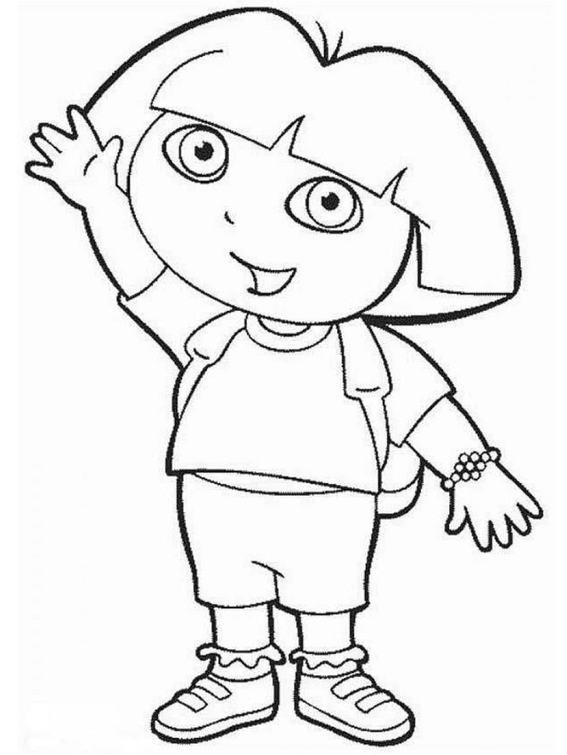 Top 20 Printable Dora The Explorer Coloring Pages Online Coloring Pages