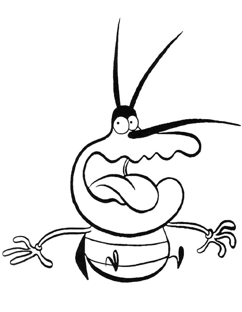 oggy_coloring13 - Online Coloring Pages