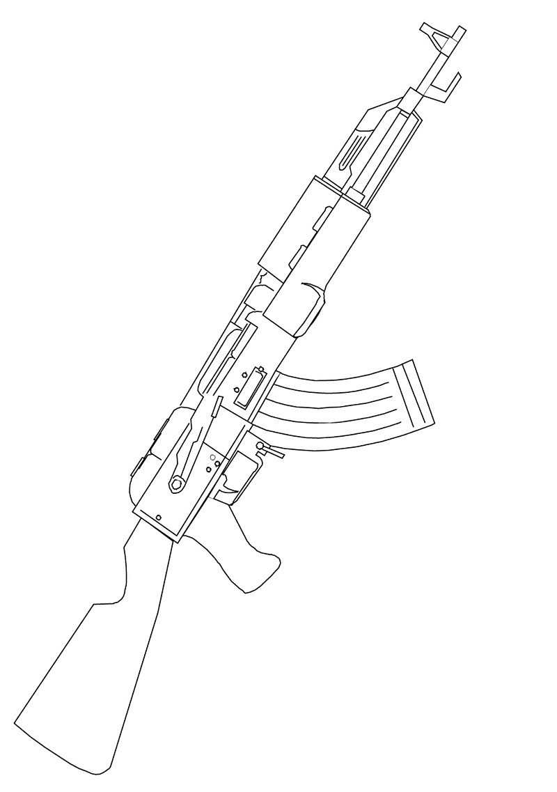 Top 20 Printable Weapons Coloring Pages - Online Coloring Pages